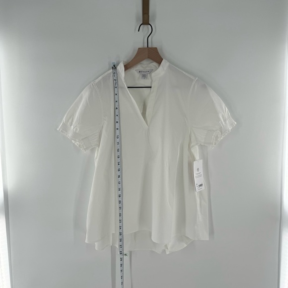 New! Athleta Levitate Poplin Tee Short Sleeve Blouse Size Small - Picture 12 of 12